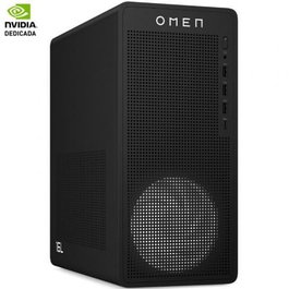 HP OMEN 16L Gaming Desktop TG03-0105ns PC - Intel Core i5-14400F, 16GB DDR5 RAM, 1TB SSD, NVIDIA GeForce RTX 5050 8GB, FreeDOS